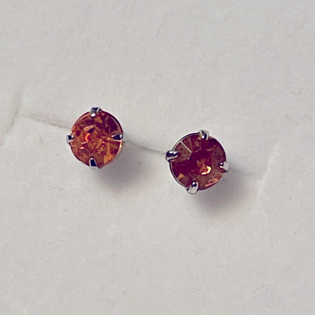 Simple Orange Studs